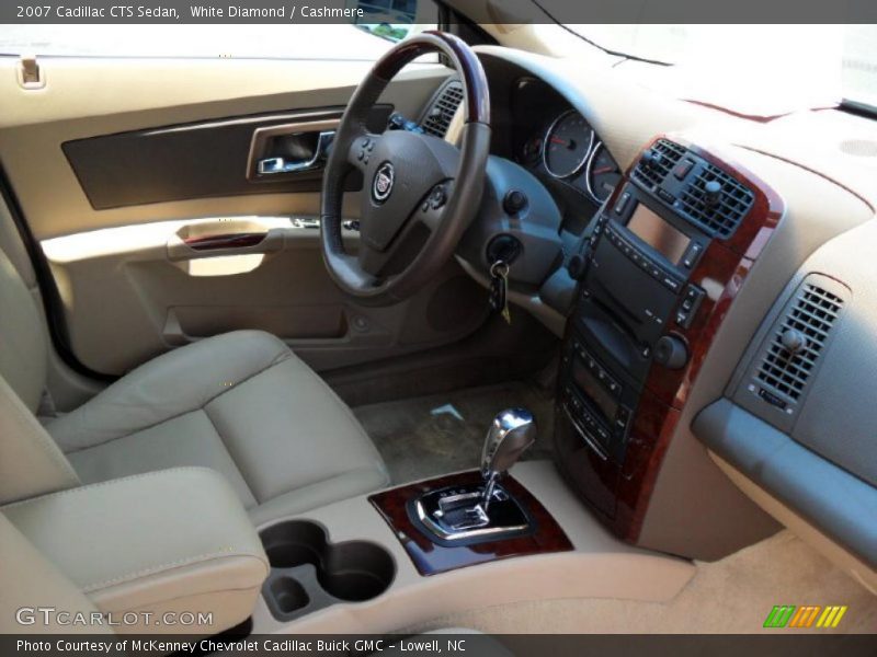 White Diamond / Cashmere 2007 Cadillac CTS Sedan