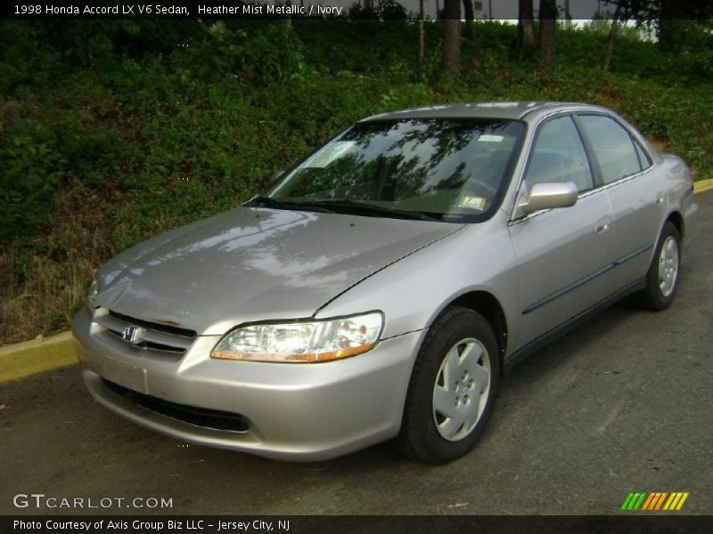 Heather Mist Metallic / Ivory 1998 Honda Accord LX V6 Sedan