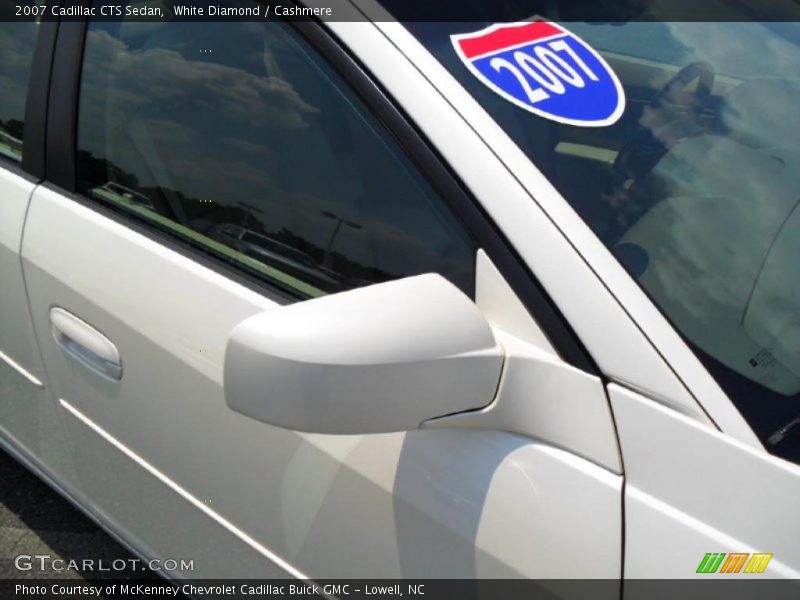 White Diamond / Cashmere 2007 Cadillac CTS Sedan