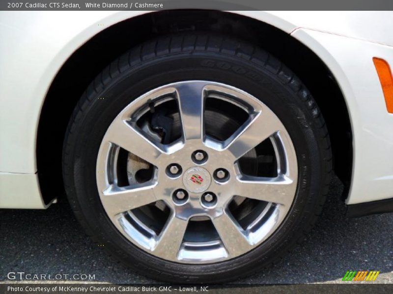 White Diamond / Cashmere 2007 Cadillac CTS Sedan