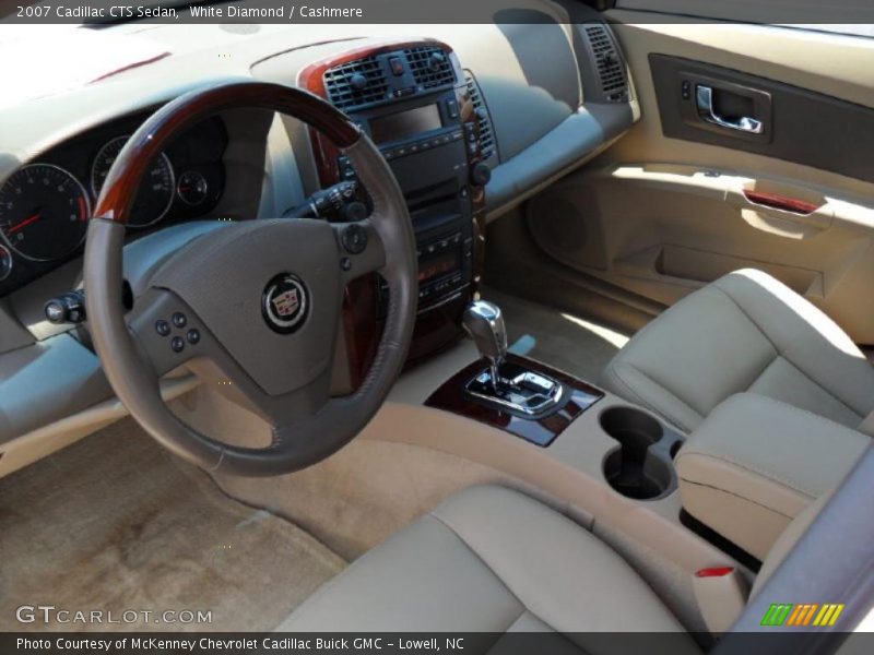 White Diamond / Cashmere 2007 Cadillac CTS Sedan