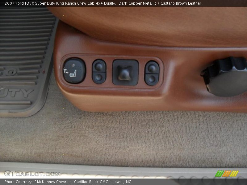 Dark Copper Metallic / Castano Brown Leather 2007 Ford F350 Super Duty King Ranch Crew Cab 4x4 Dually
