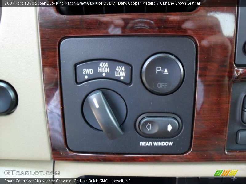 Dark Copper Metallic / Castano Brown Leather 2007 Ford F350 Super Duty King Ranch Crew Cab 4x4 Dually