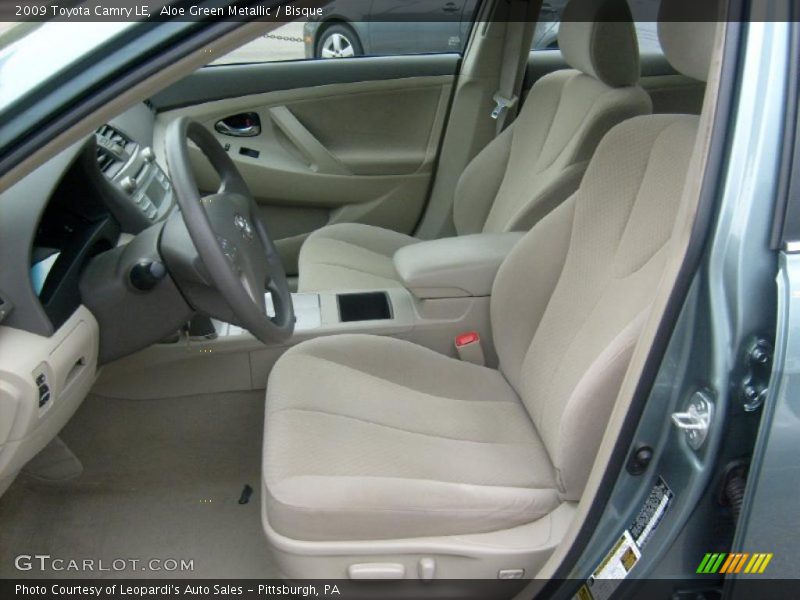 Aloe Green Metallic / Bisque 2009 Toyota Camry LE