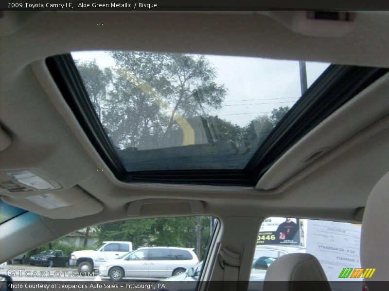 Aloe Green Metallic / Bisque 2009 Toyota Camry LE