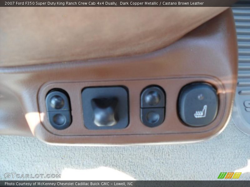 Dark Copper Metallic / Castano Brown Leather 2007 Ford F350 Super Duty King Ranch Crew Cab 4x4 Dually