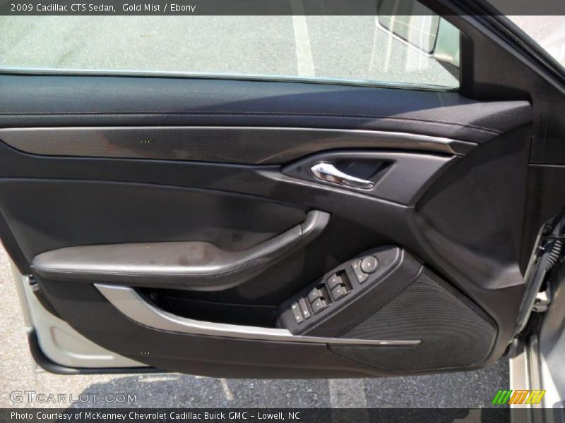 Gold Mist / Ebony 2009 Cadillac CTS Sedan