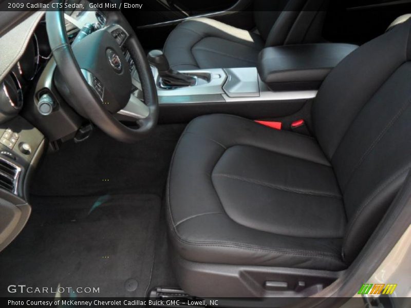 Gold Mist / Ebony 2009 Cadillac CTS Sedan