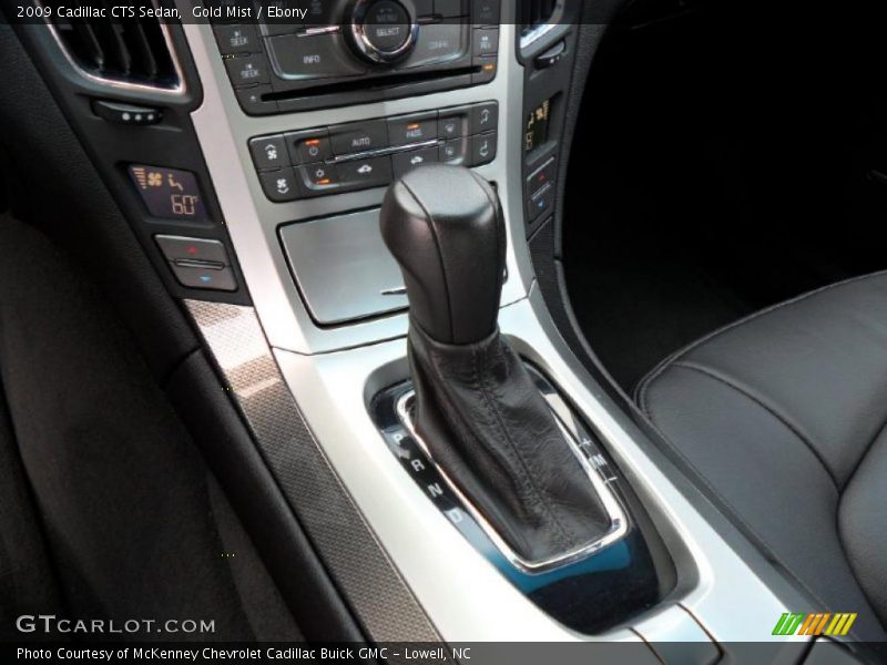 Gold Mist / Ebony 2009 Cadillac CTS Sedan