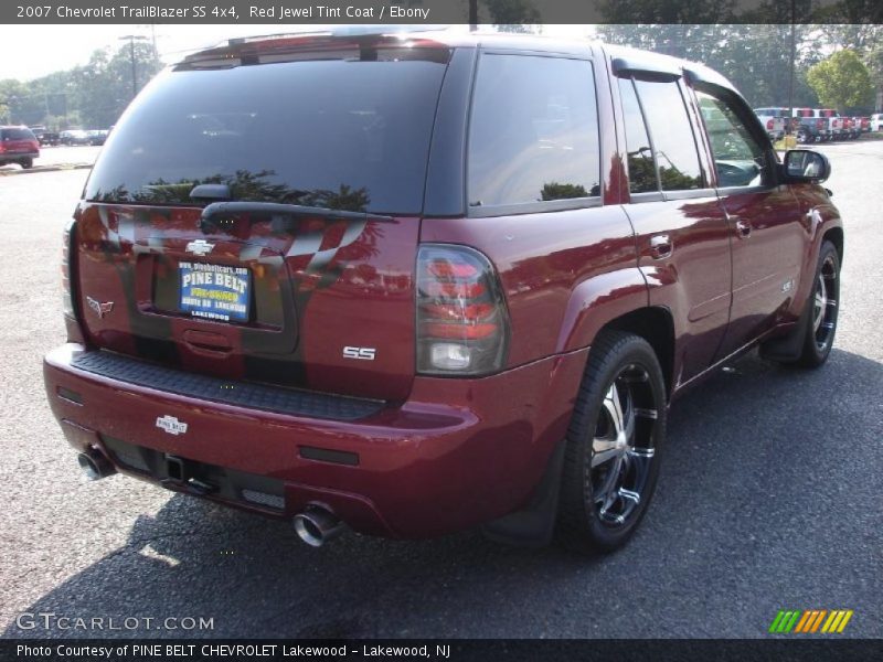 Red Jewel Tint Coat / Ebony 2007 Chevrolet TrailBlazer SS 4x4