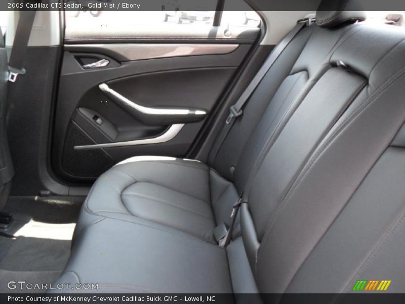 Gold Mist / Ebony 2009 Cadillac CTS Sedan