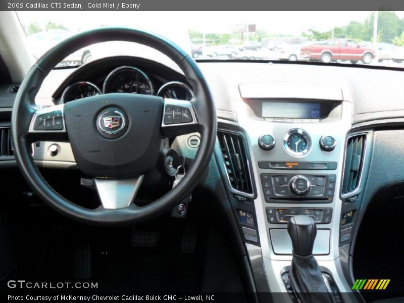 Gold Mist / Ebony 2009 Cadillac CTS Sedan