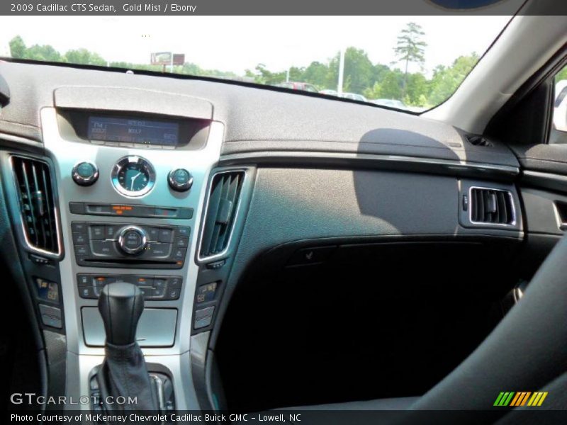 Gold Mist / Ebony 2009 Cadillac CTS Sedan