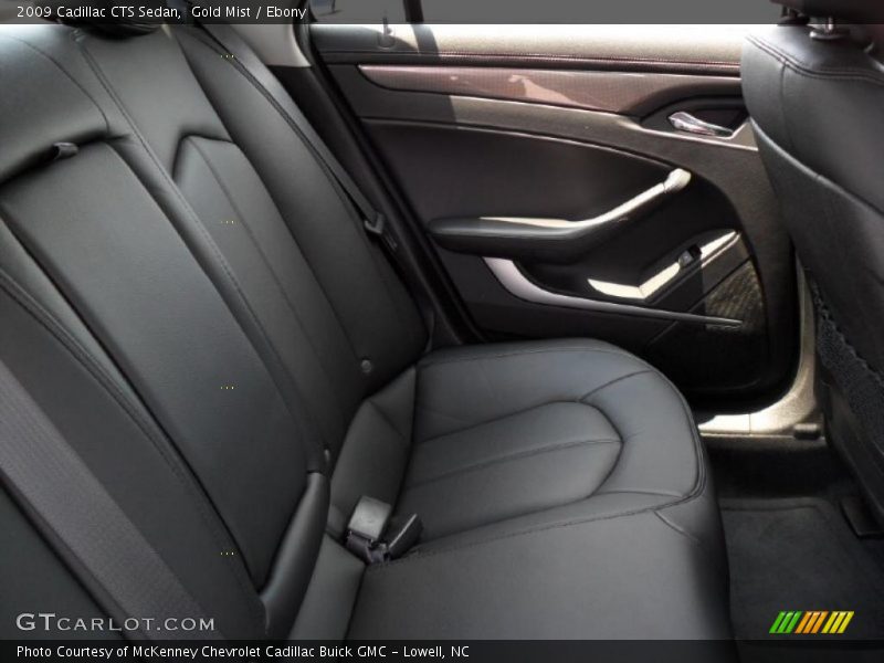 Gold Mist / Ebony 2009 Cadillac CTS Sedan