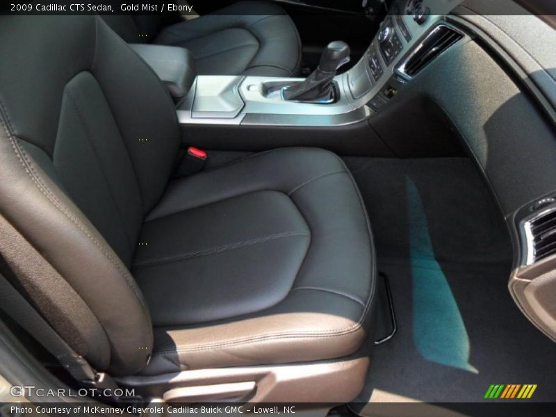 Gold Mist / Ebony 2009 Cadillac CTS Sedan