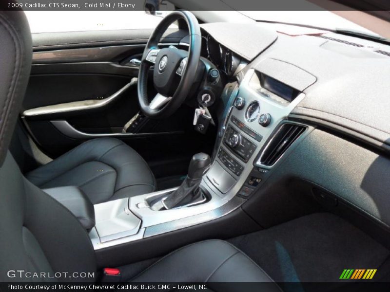 Gold Mist / Ebony 2009 Cadillac CTS Sedan