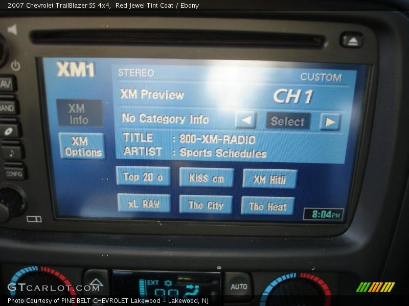 Red Jewel Tint Coat / Ebony 2007 Chevrolet TrailBlazer SS 4x4