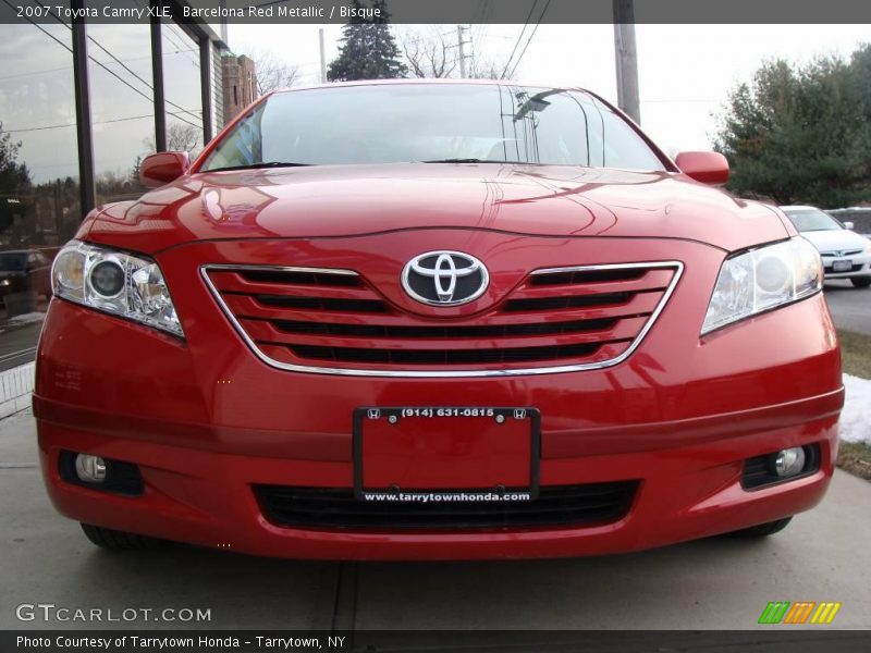 Barcelona Red Metallic / Bisque 2007 Toyota Camry XLE