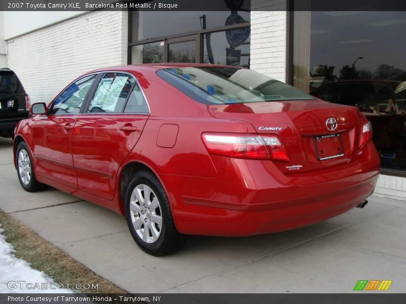Barcelona Red Metallic / Bisque 2007 Toyota Camry XLE