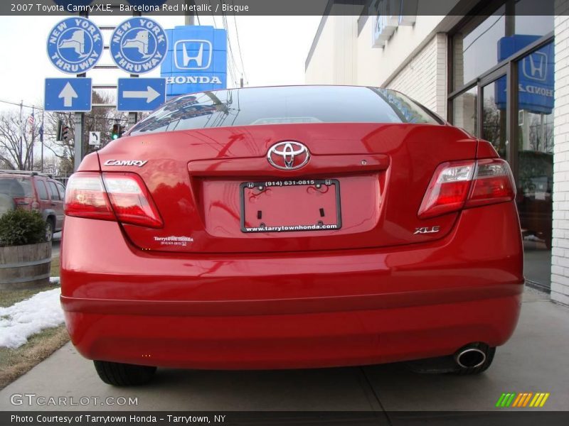 Barcelona Red Metallic / Bisque 2007 Toyota Camry XLE
