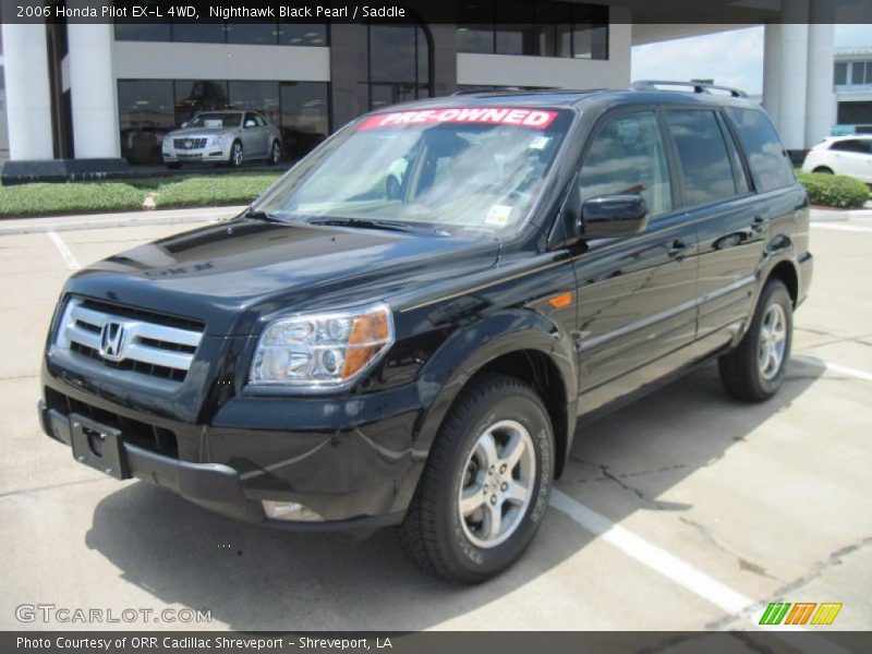 Nighthawk Black Pearl / Saddle 2006 Honda Pilot EX-L 4WD