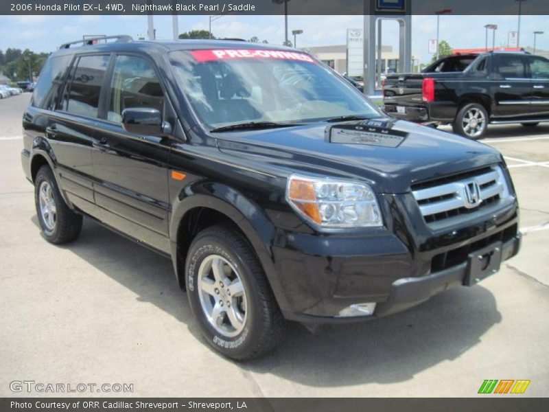 Nighthawk Black Pearl / Saddle 2006 Honda Pilot EX-L 4WD