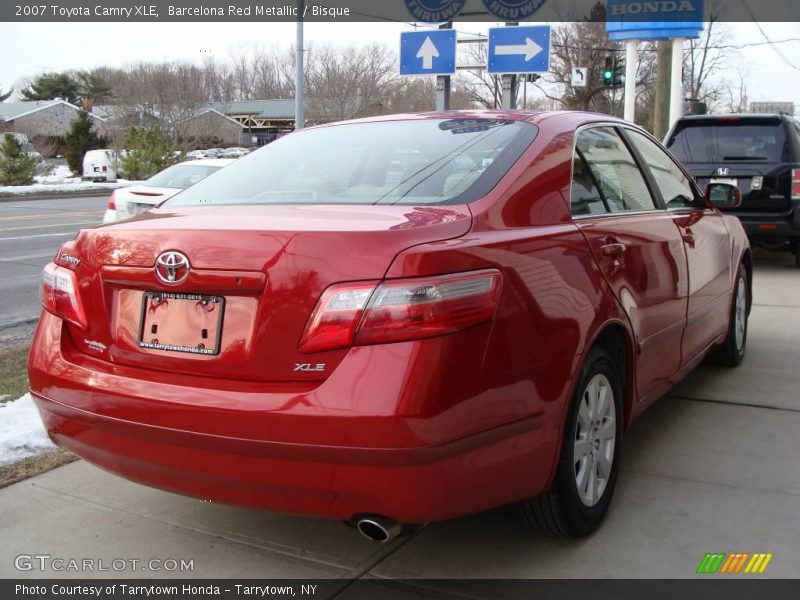 Barcelona Red Metallic / Bisque 2007 Toyota Camry XLE