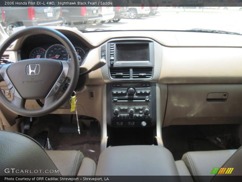 Nighthawk Black Pearl / Saddle 2006 Honda Pilot EX-L 4WD