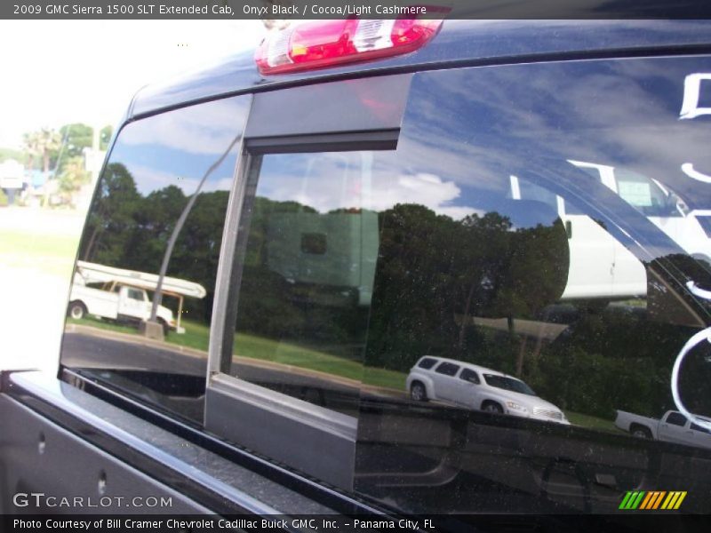 Onyx Black / Cocoa/Light Cashmere 2009 GMC Sierra 1500 SLT Extended Cab