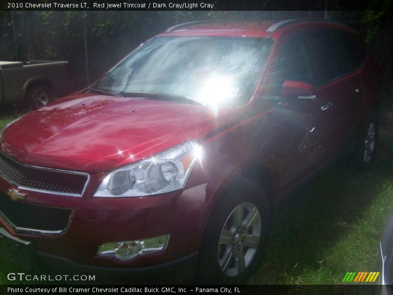 Red Jewel Tintcoat / Dark Gray/Light Gray 2010 Chevrolet Traverse LT