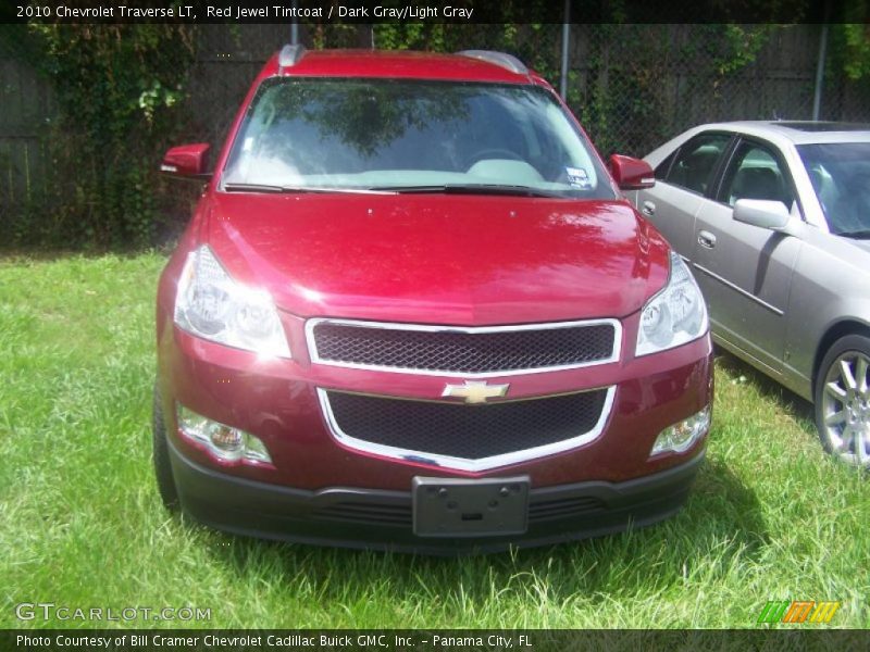 Red Jewel Tintcoat / Dark Gray/Light Gray 2010 Chevrolet Traverse LT