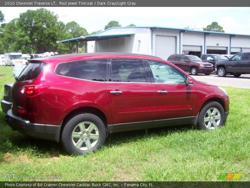 Red Jewel Tintcoat / Dark Gray/Light Gray 2010 Chevrolet Traverse LT