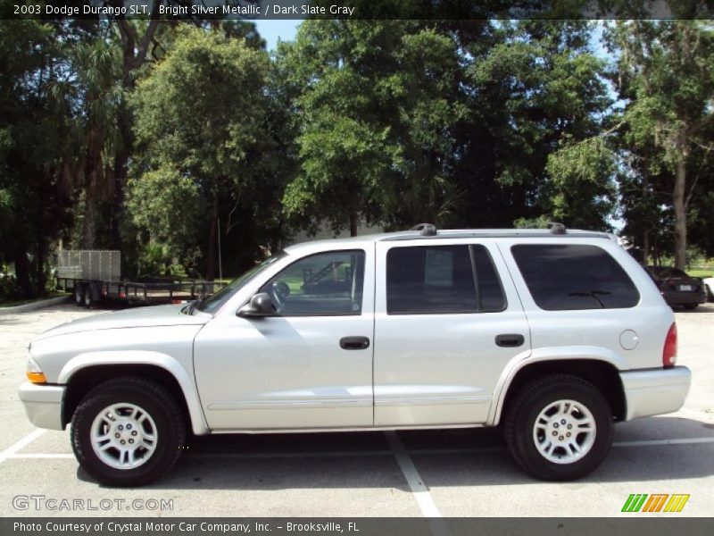 Bright Silver Metallic / Dark Slate Gray 2003 Dodge Durango SLT