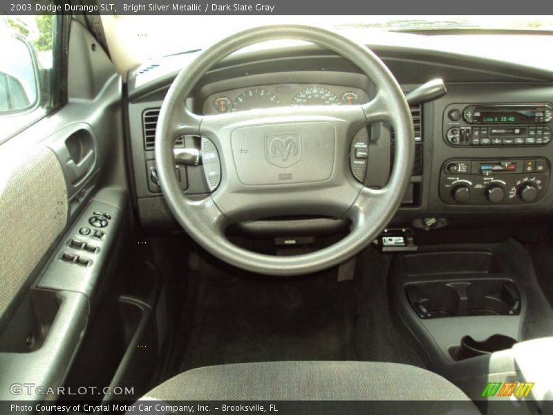 Bright Silver Metallic / Dark Slate Gray 2003 Dodge Durango SLT
