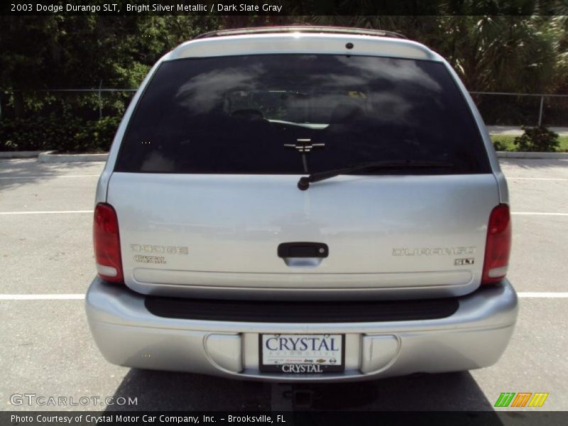 Bright Silver Metallic / Dark Slate Gray 2003 Dodge Durango SLT