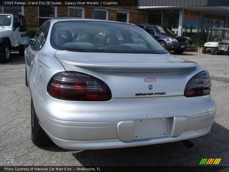 Galaxy Silver Metallic / Graphite 2003 Pontiac Grand Prix SE Sedan