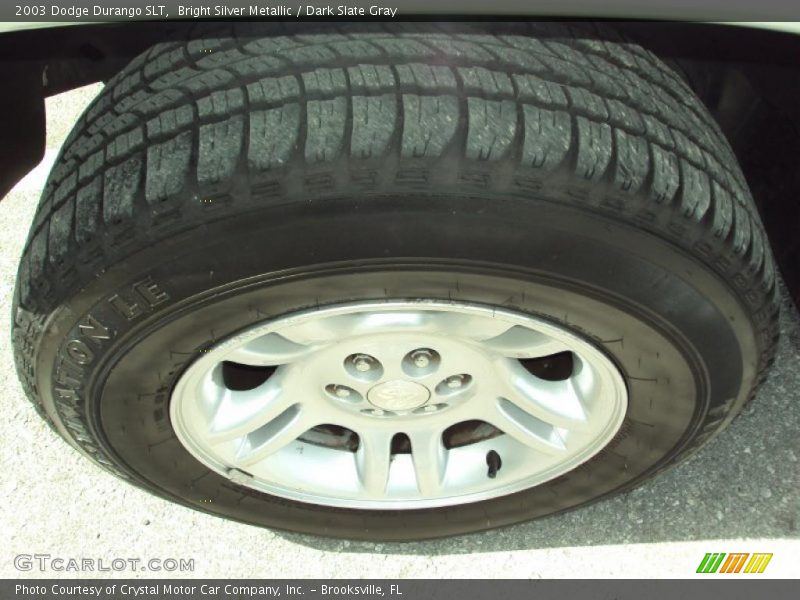 Bright Silver Metallic / Dark Slate Gray 2003 Dodge Durango SLT