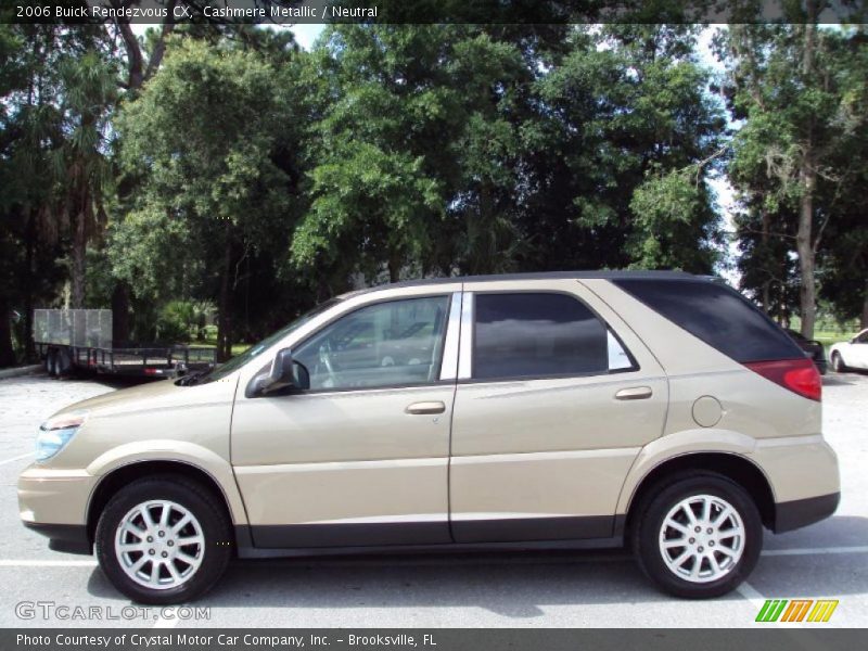 Cashmere Metallic / Neutral 2006 Buick Rendezvous CX