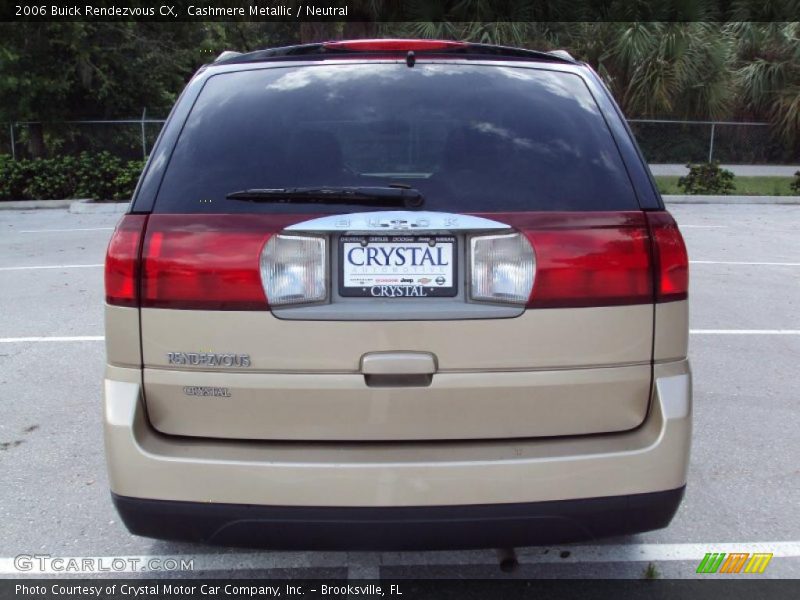 Cashmere Metallic / Neutral 2006 Buick Rendezvous CX