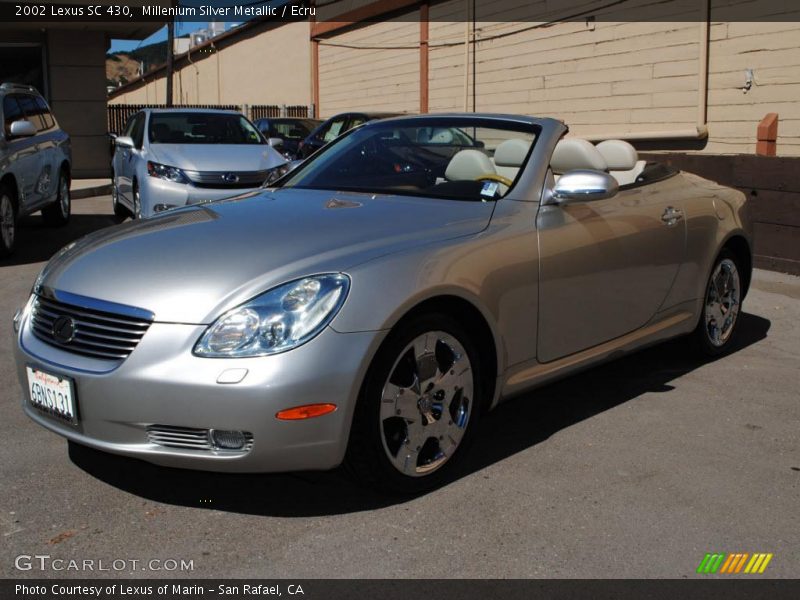 Millenium Silver Metallic / Ecru 2002 Lexus SC 430