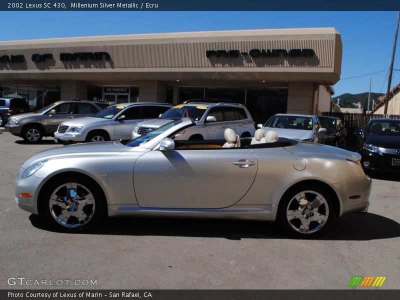 Millenium Silver Metallic / Ecru 2002 Lexus SC 430
