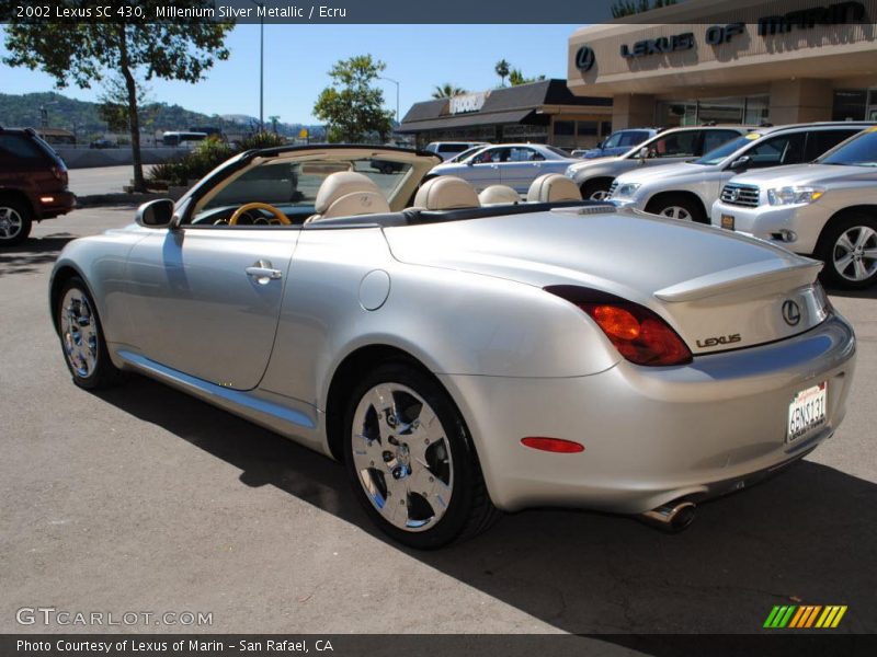 Millenium Silver Metallic / Ecru 2002 Lexus SC 430