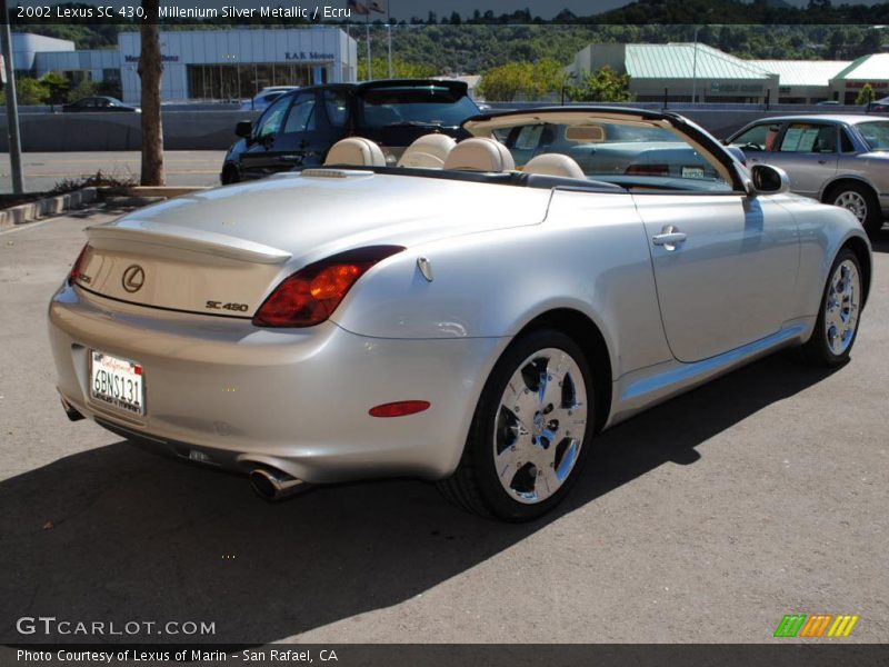 Millenium Silver Metallic / Ecru 2002 Lexus SC 430