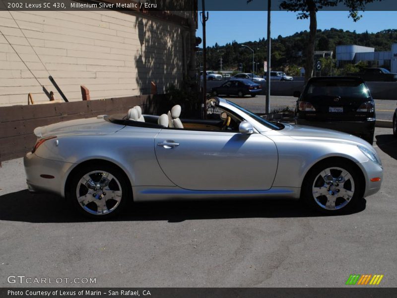 Millenium Silver Metallic / Ecru 2002 Lexus SC 430