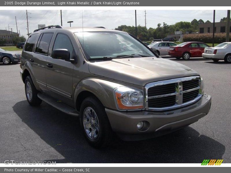 Light Khaki Metallic / Dark Khaki/Light Graystone 2005 Dodge Durango Limited