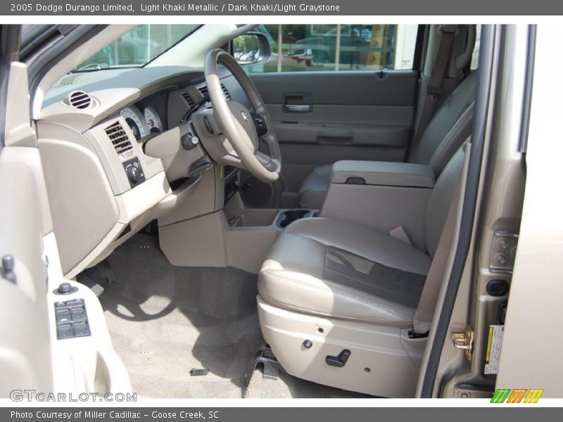 Light Khaki Metallic / Dark Khaki/Light Graystone 2005 Dodge Durango Limited