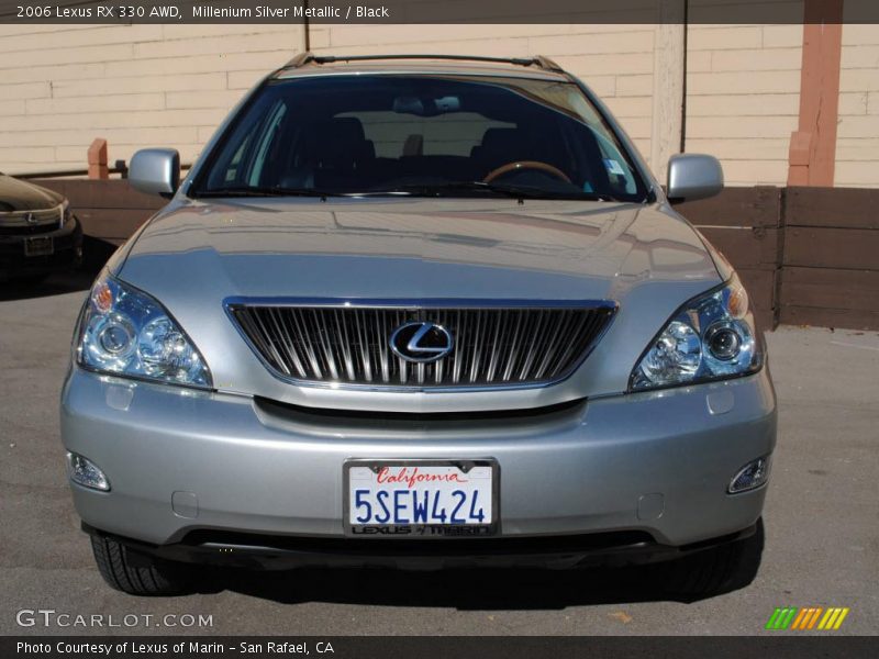 Millenium Silver Metallic / Black 2006 Lexus RX 330 AWD