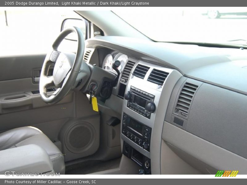 Light Khaki Metallic / Dark Khaki/Light Graystone 2005 Dodge Durango Limited