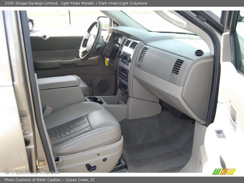 Light Khaki Metallic / Dark Khaki/Light Graystone 2005 Dodge Durango Limited