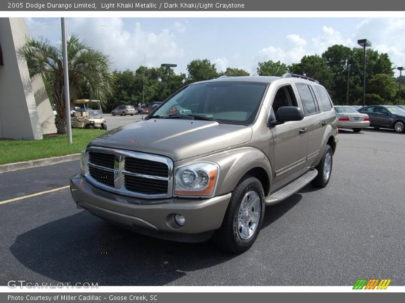 Light Khaki Metallic / Dark Khaki/Light Graystone 2005 Dodge Durango Limited